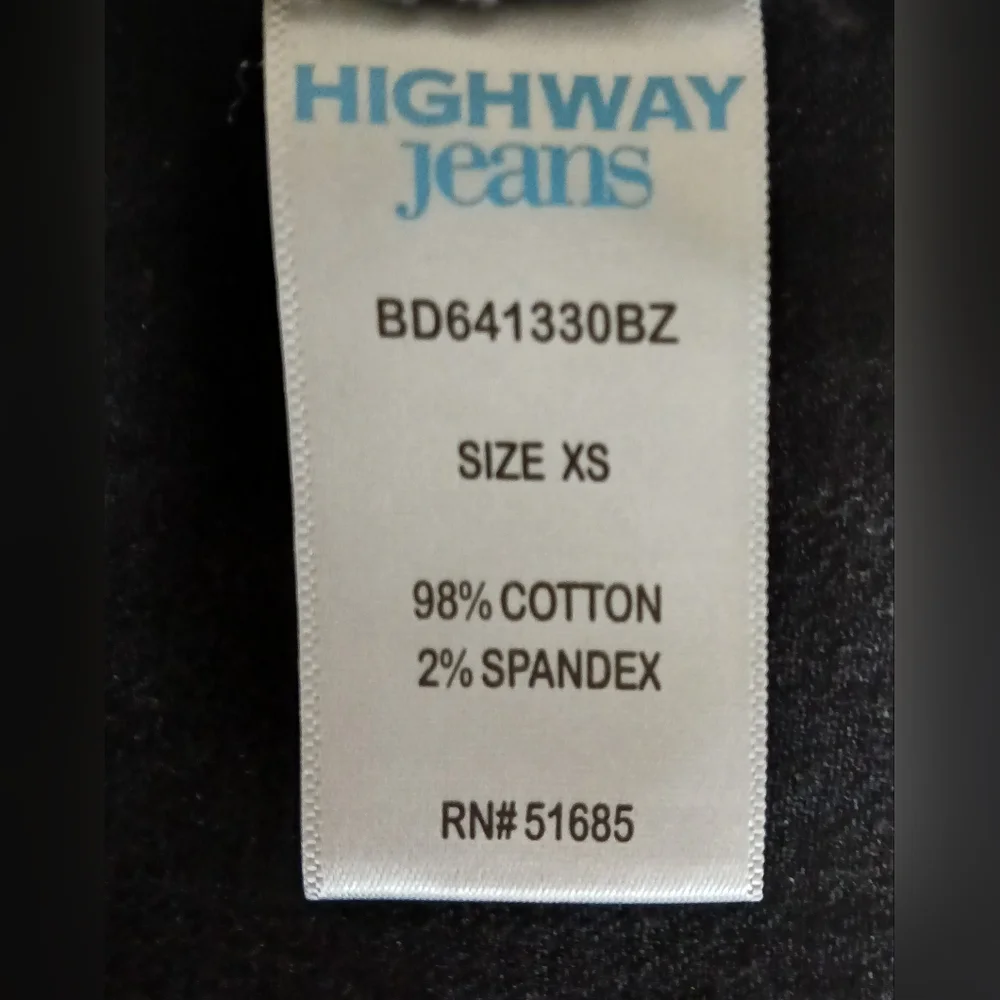 Highway Jeans Black Denim Front Snap Mini Dress - Picture 6 of 6